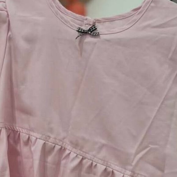 Pink Short Sleeve Blouse - Picture 3 of 3
